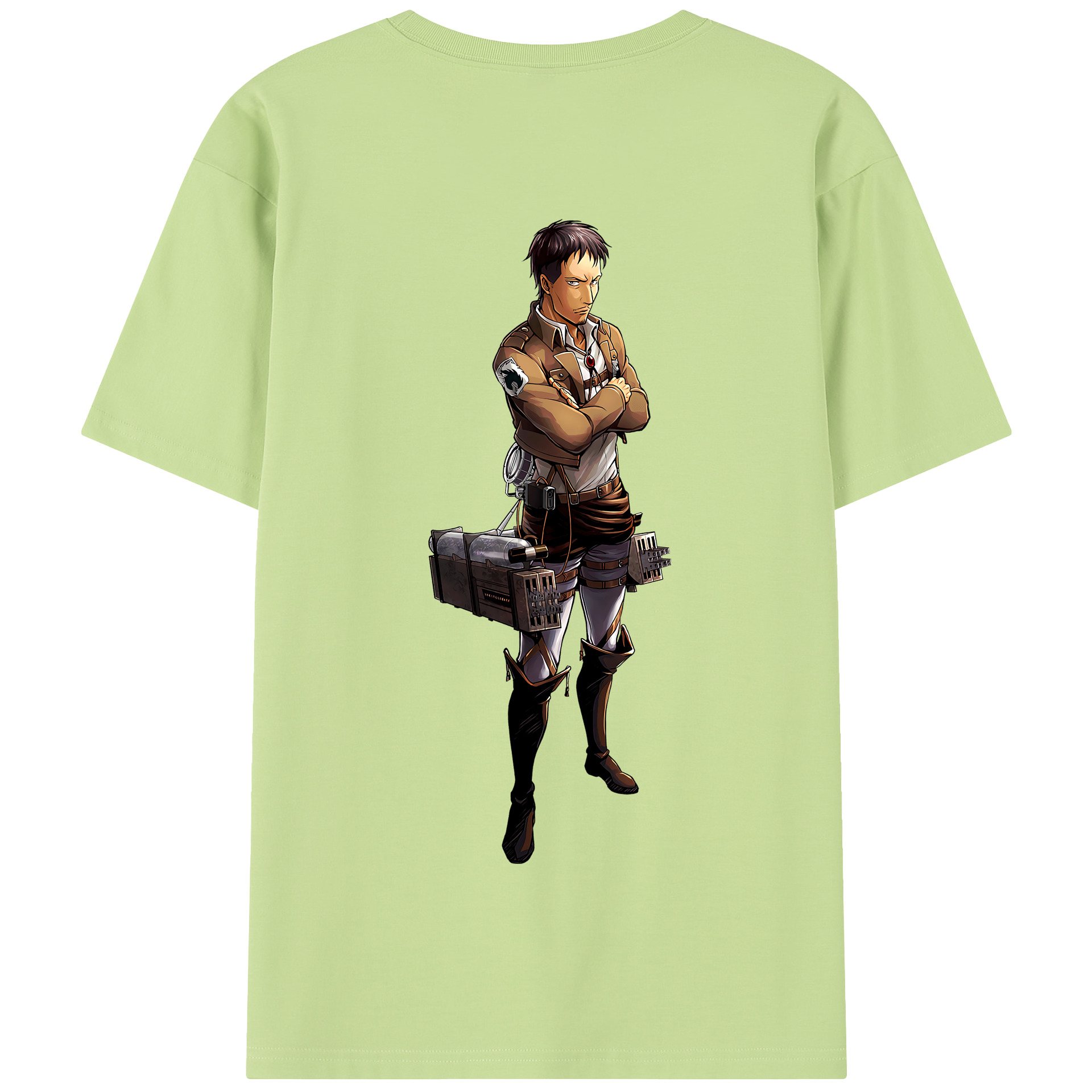 （画像用） 進撃の巨人 Attack on Titan 綿100％半袖Tシャツ（背面プリント）